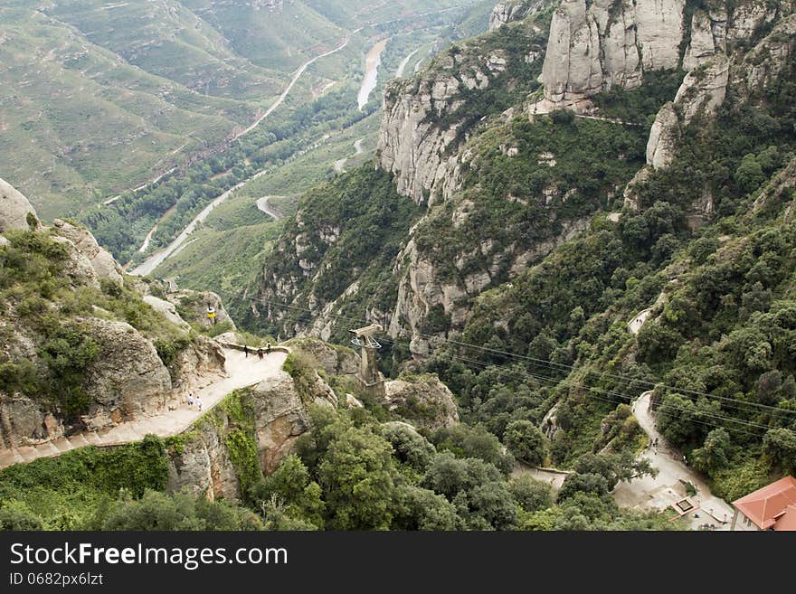 Spain. Catalonia. Montserrat.