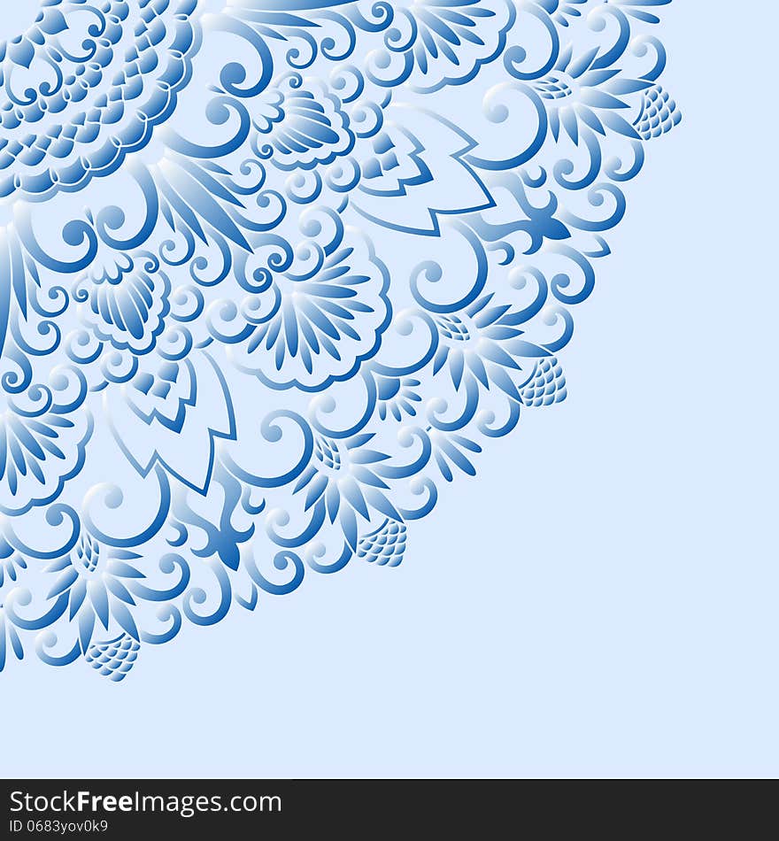 Vector ornamental background.