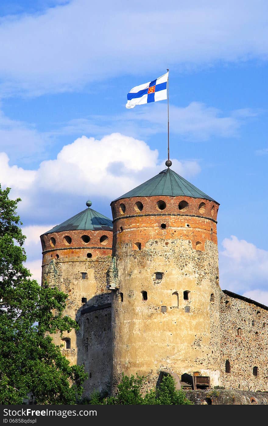 International opera festival castle in Savonlinna, Finland. International opera festival castle in Savonlinna, Finland