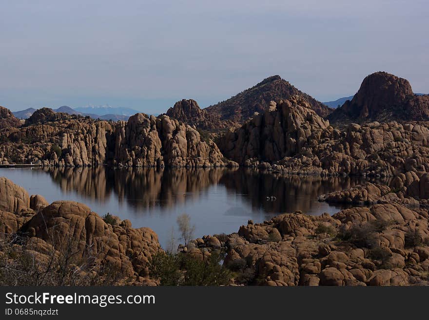 Watson Lake located in Prescott Arizona. Watson Lake located in Prescott Arizona