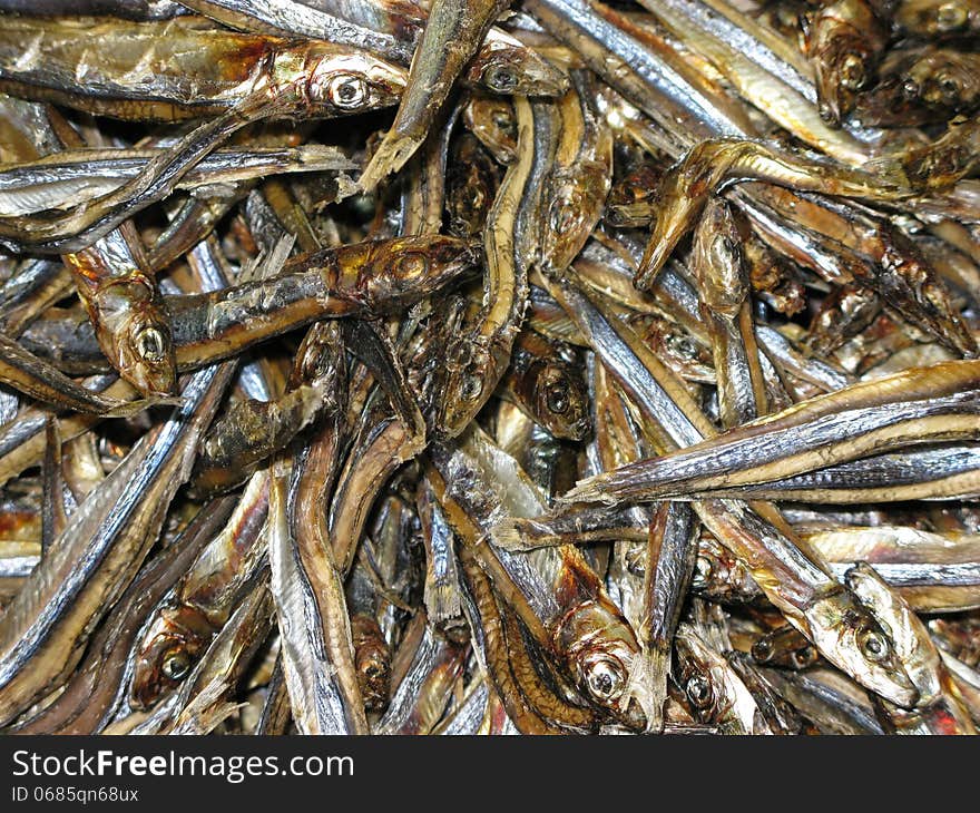 Dried Salted Fish Snack