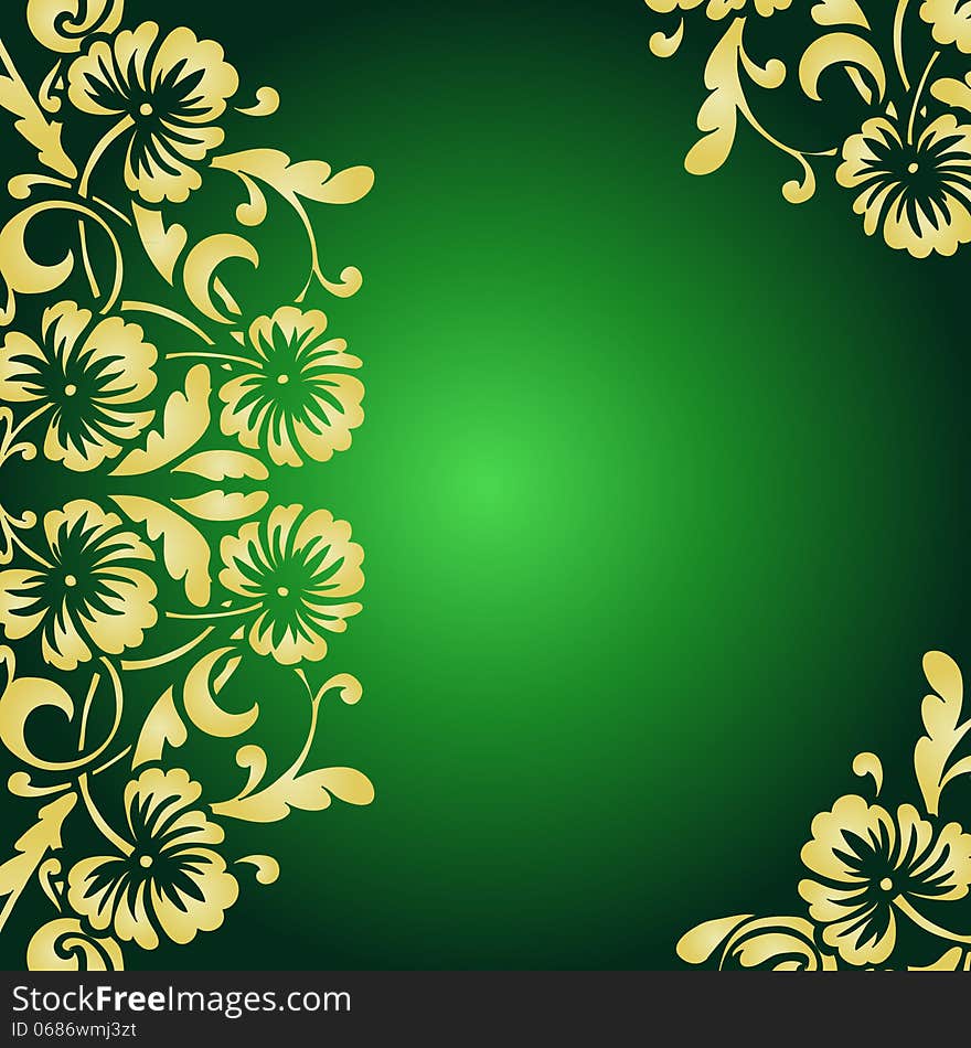 Fresh background with plants and flowers. Fresh background with plants and flowers