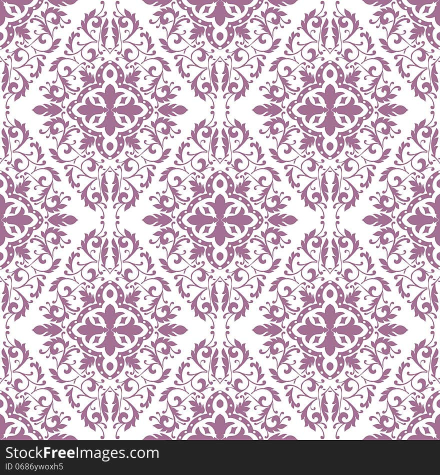 Vector seamless background with flowers. Vector seamless background with flowers