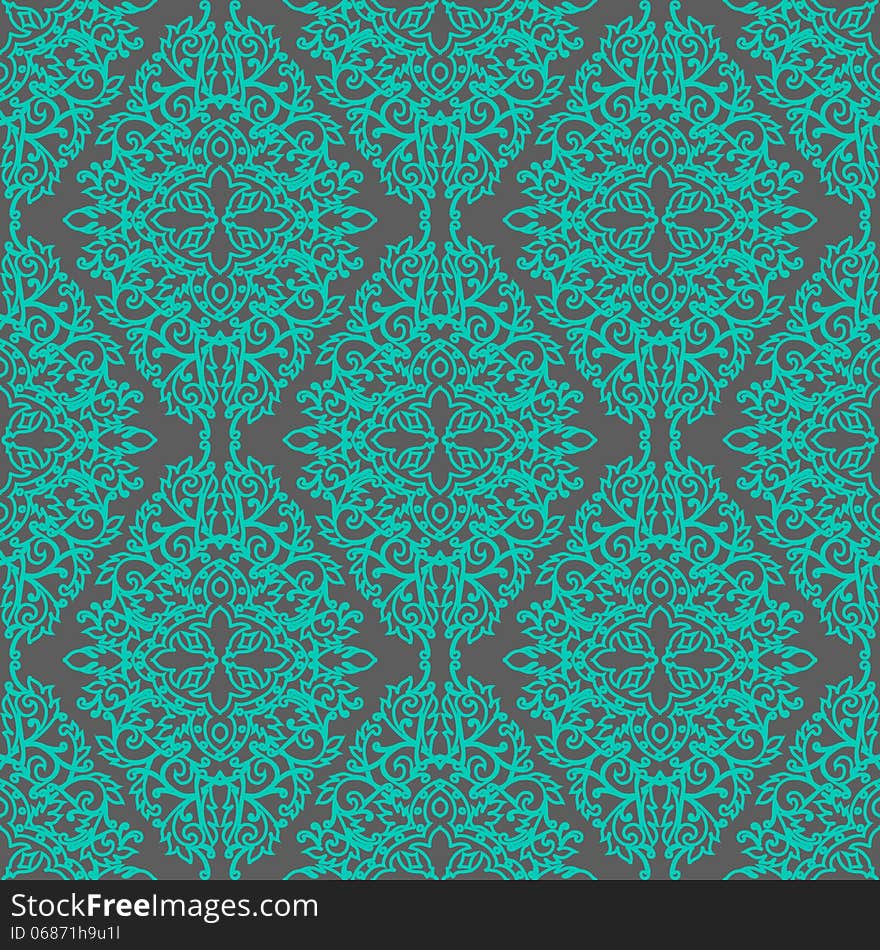 Vector seamless background with flowers. Vector seamless background with flowers