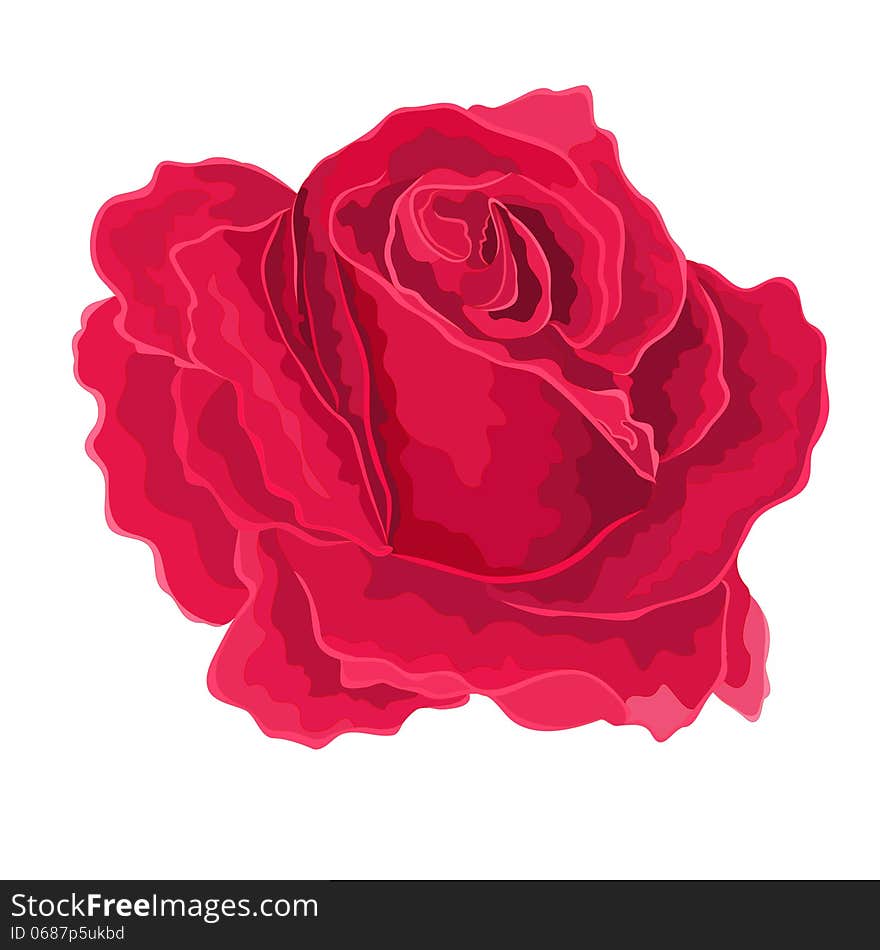 Roses red flower decorative simple. Roses red flower decorative simple