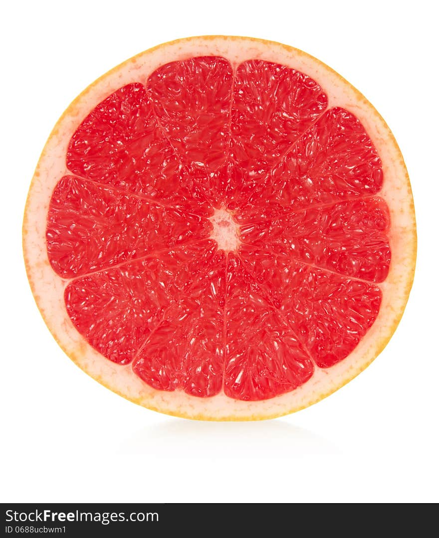 Grapefruit cross-section