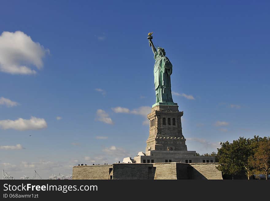 Liberty statue in New York. Liberty statue in New York