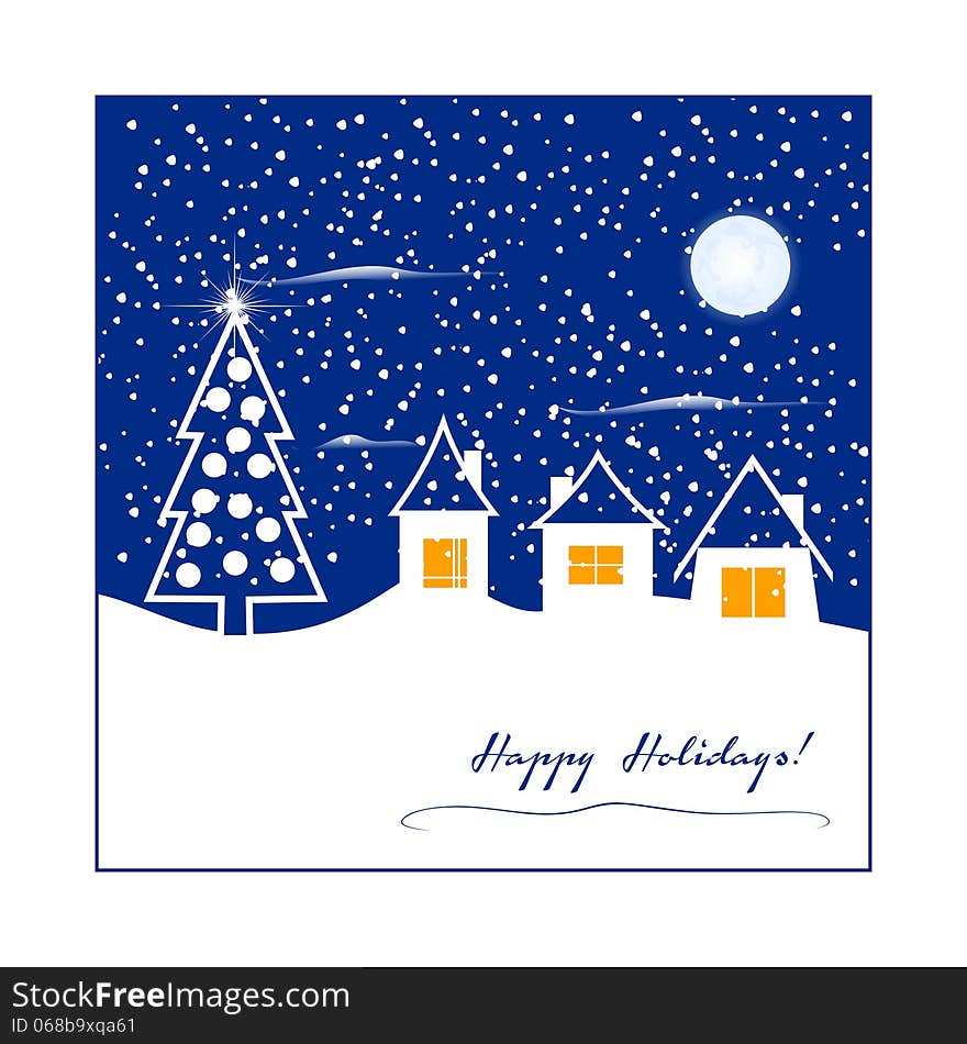 Winter Greeting card