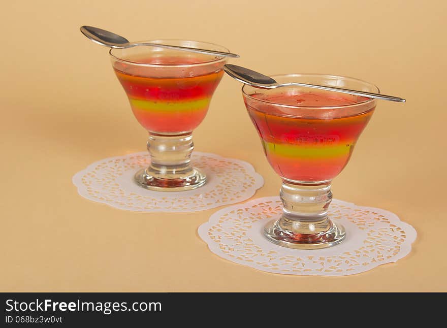 Two Glasses Of The Jelly