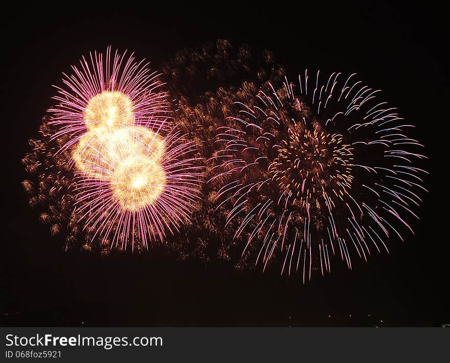 2012 Double Tenth National Day Fireworks show in taiwan,ROC