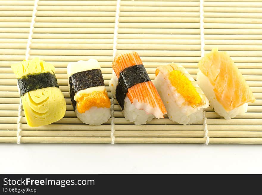 Fresh Sushi Traditional Japanese Food