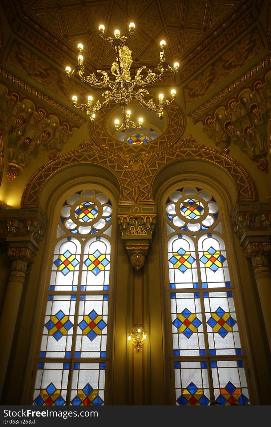 Synagogue interior