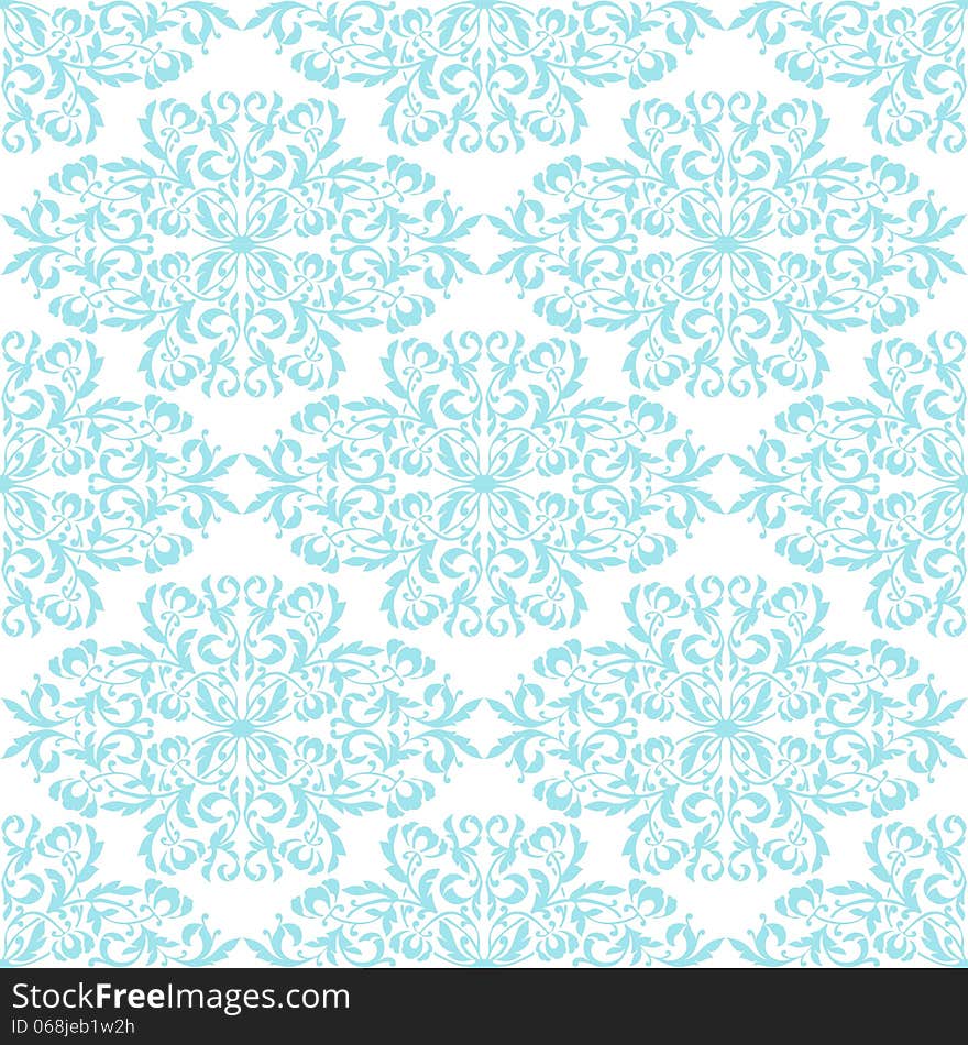 Vector seamless background with flowers. Vector seamless background with flowers