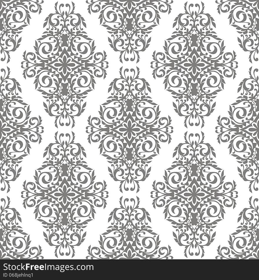 Vector seamless background with flowers. Vector seamless background with flowers