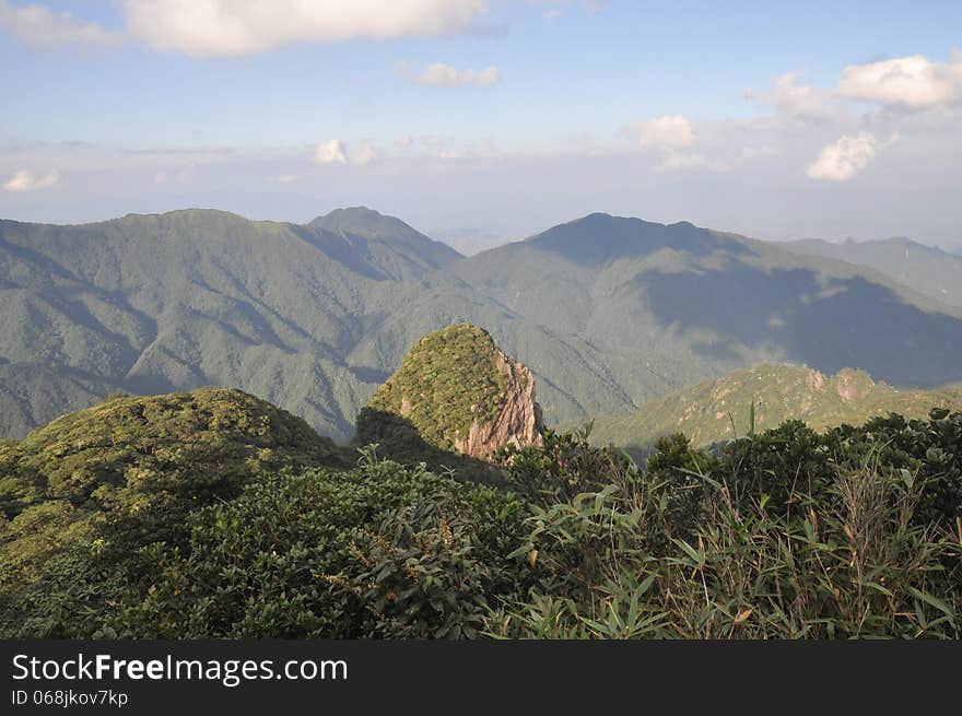 Nanling National Forest Park,Shaoguan,Guangdong province. Nanling National Forest Park,Shaoguan,Guangdong province