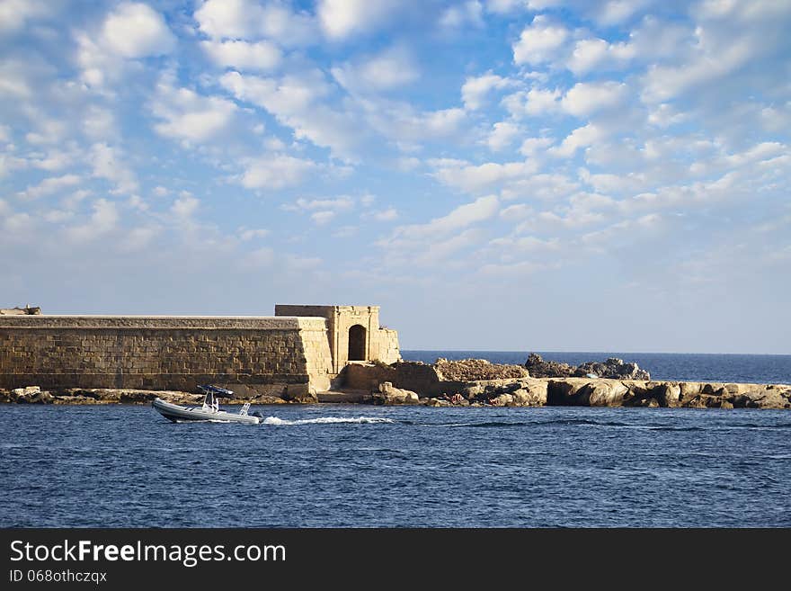 Fortress and walls of Tabarca island. Fortress and walls of Tabarca island