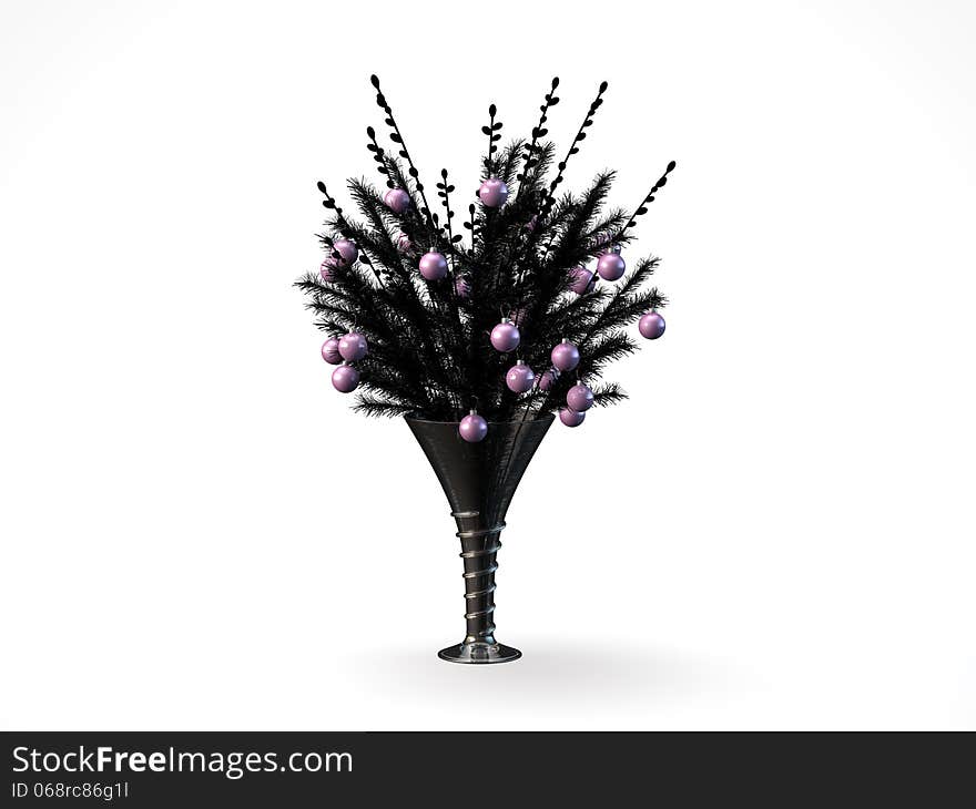 Christmas Vase