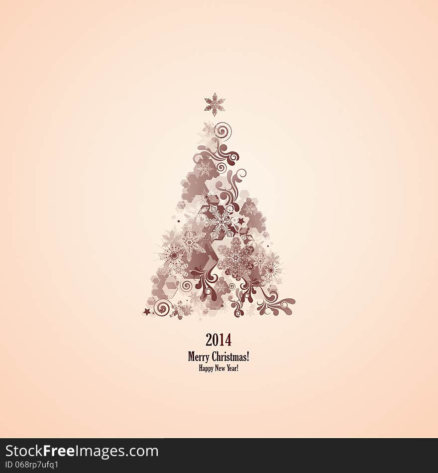 Christmas tree and New Year