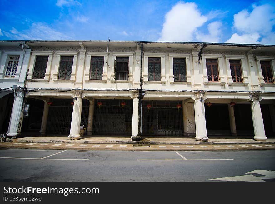 Old building Sino Portuguese style