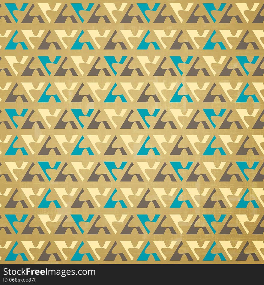 New seamless pattern with colored triangles can use like textured wallpaper