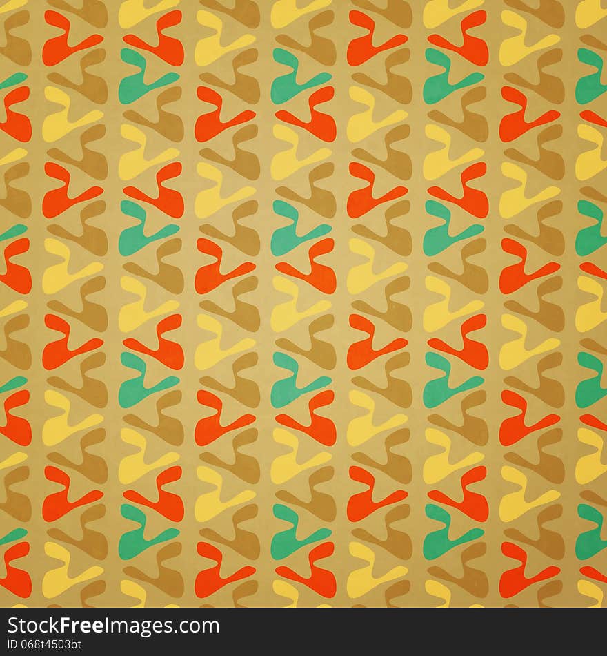 New seamless pattern with tribal colorful ornament can use like vintage wallpaper. New seamless pattern with tribal colorful ornament can use like vintage wallpaper