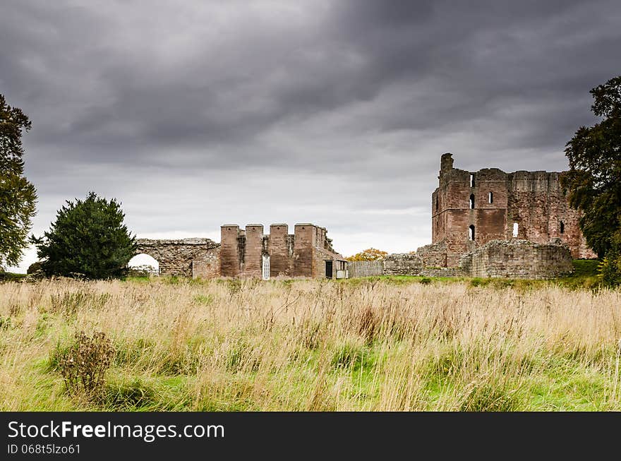 Norham Castle from the 12th century was in the heart of the border wars