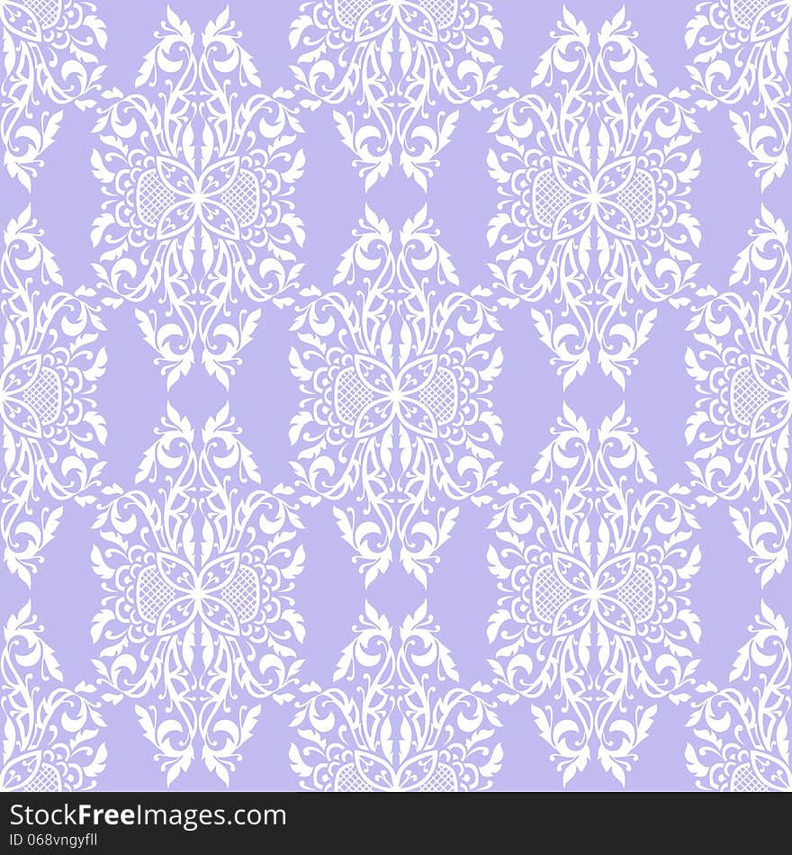 Vector seamless background with flowers. Vector seamless background with flowers