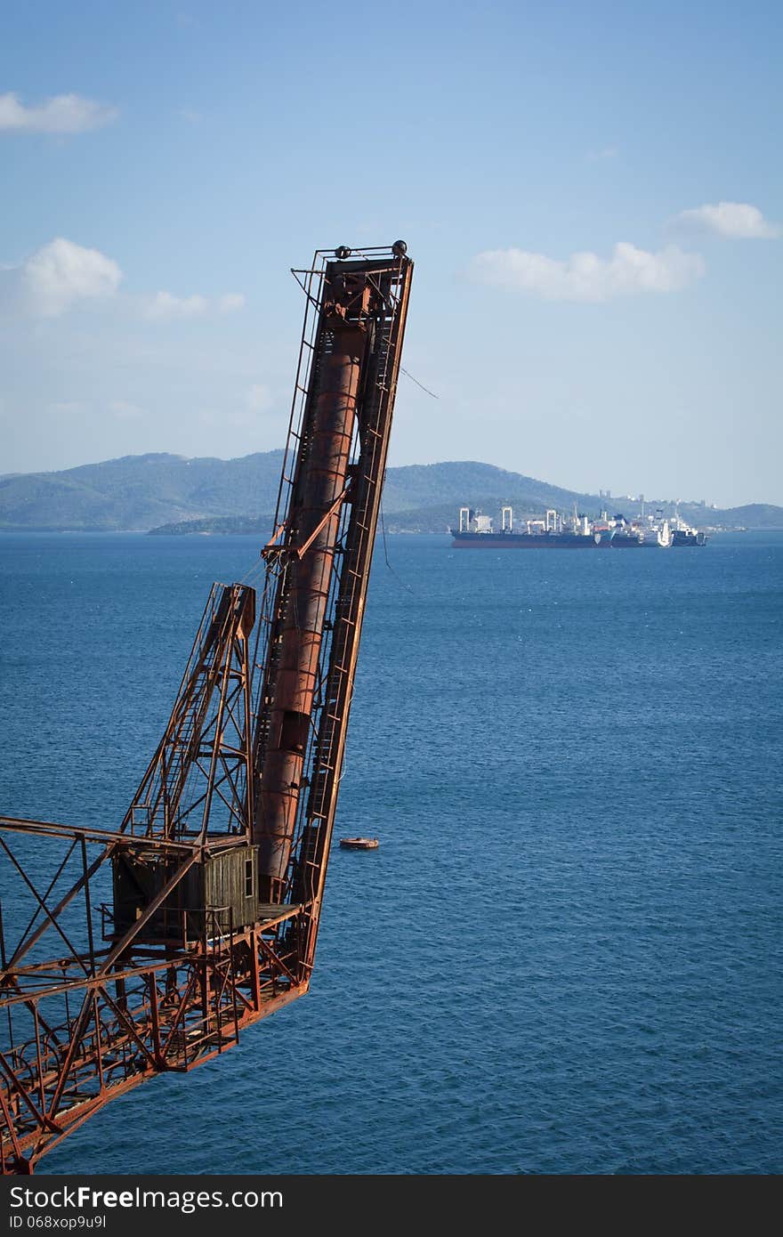 Industrial harbour