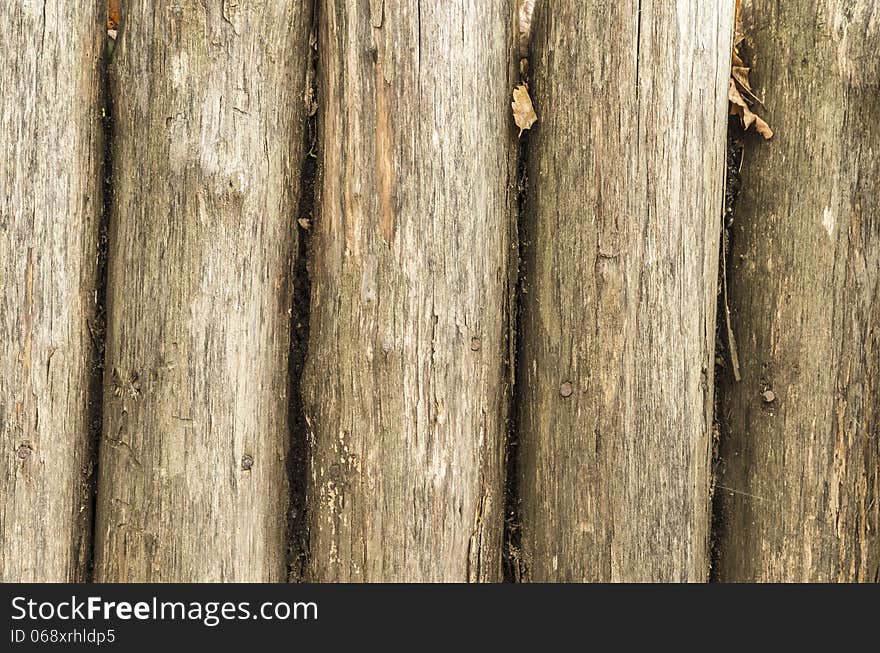 Natural Background wall of wood