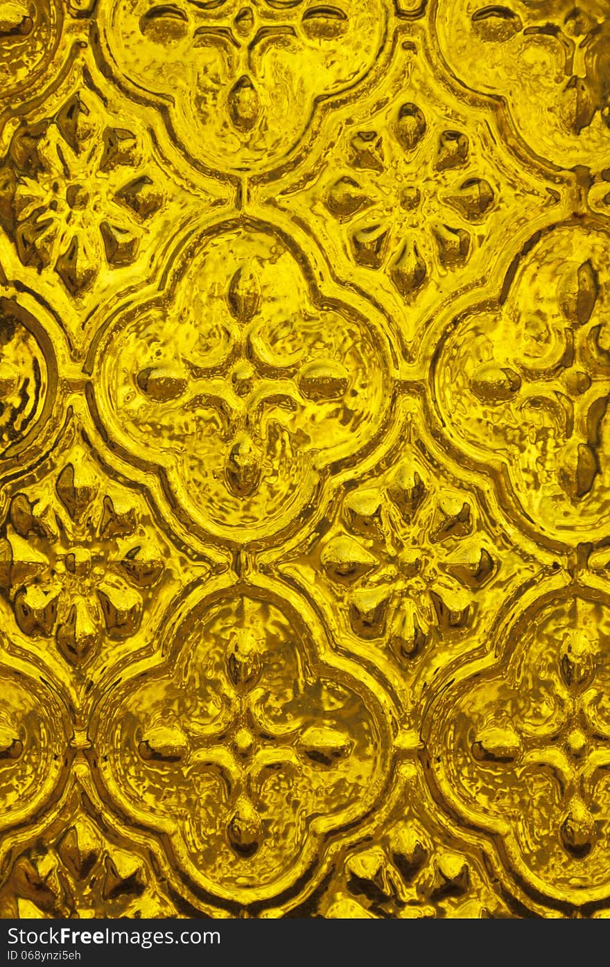 Closeup of Golden Textured Glas. Closeup of Golden Textured Glas