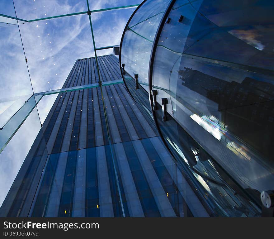 New York City Glass and Sky