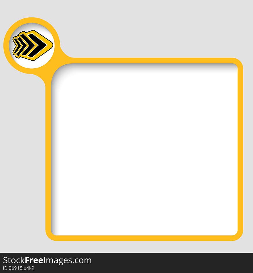 Frame With Arrow