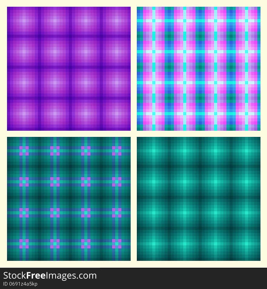 Set of colored patterns, eps10. Set of colored patterns, eps10