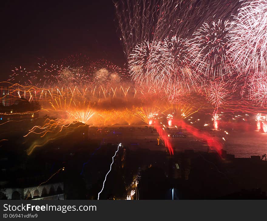 The Celebration of Turkish Republic Day with Fireworks show in Istanbul at October 29th, 2013 You can find different versions of the fireworks at the Celebration of the Turkish Republic Day at my portfolio. The Celebration of Turkish Republic Day with Fireworks show in Istanbul at October 29th, 2013 You can find different versions of the fireworks at the Celebration of the Turkish Republic Day at my portfolio.