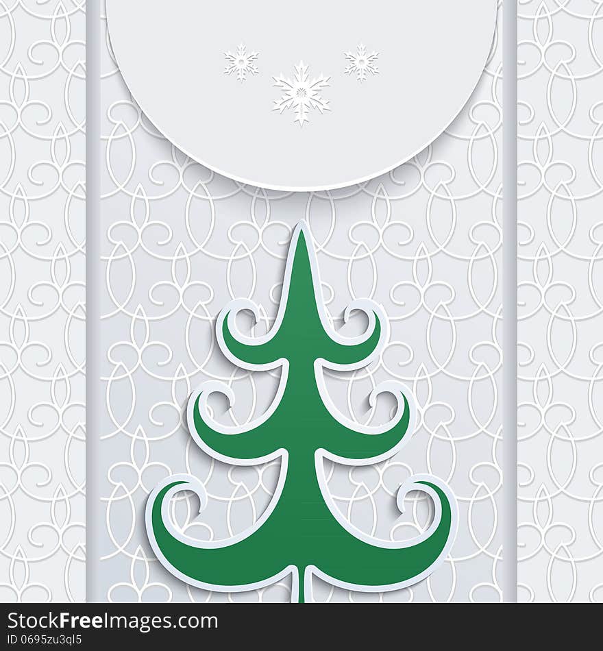 Christmas background, decorative greeting card