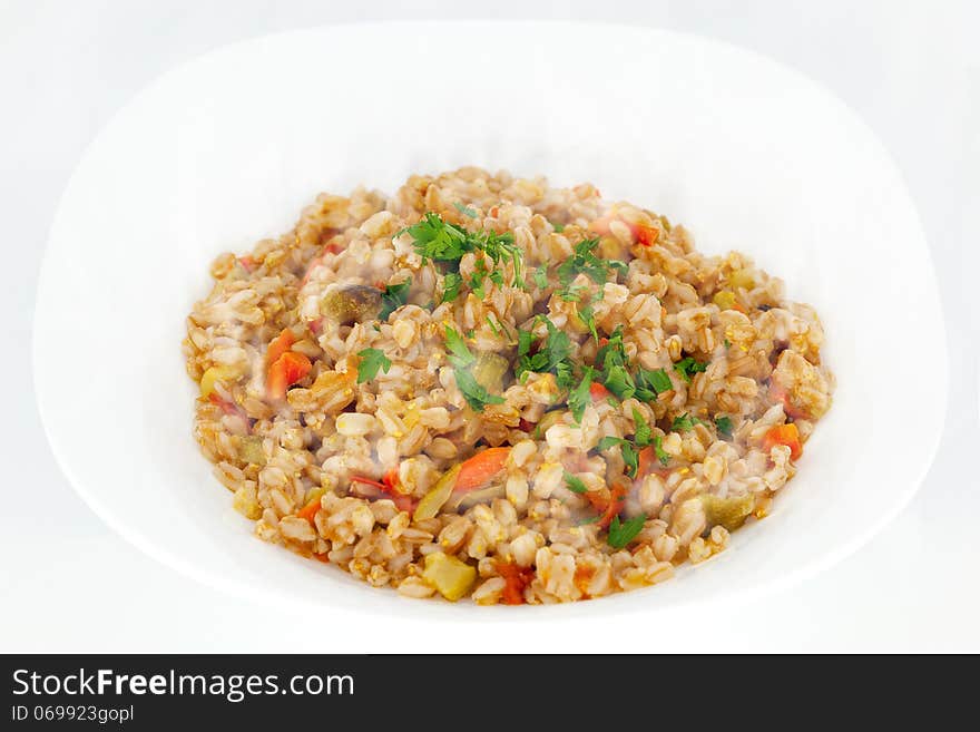 Farro soup