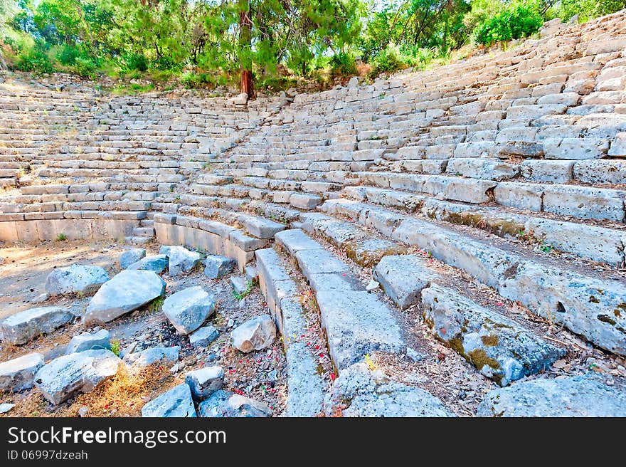 Ruins Of The Ancient Amphitheater