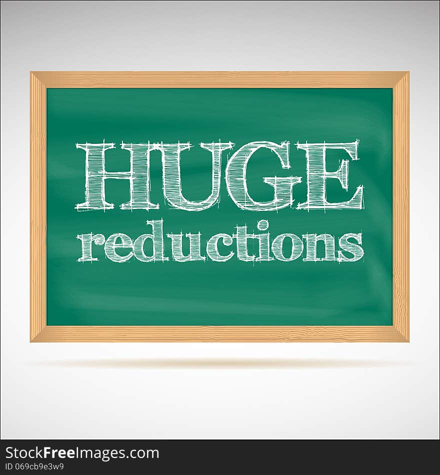 Huge Reductions - The Inscription Chalk