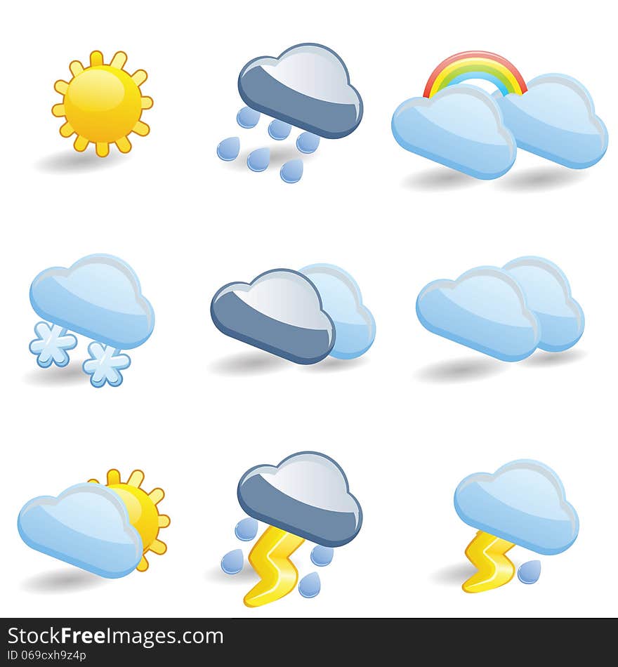 Weather icon set