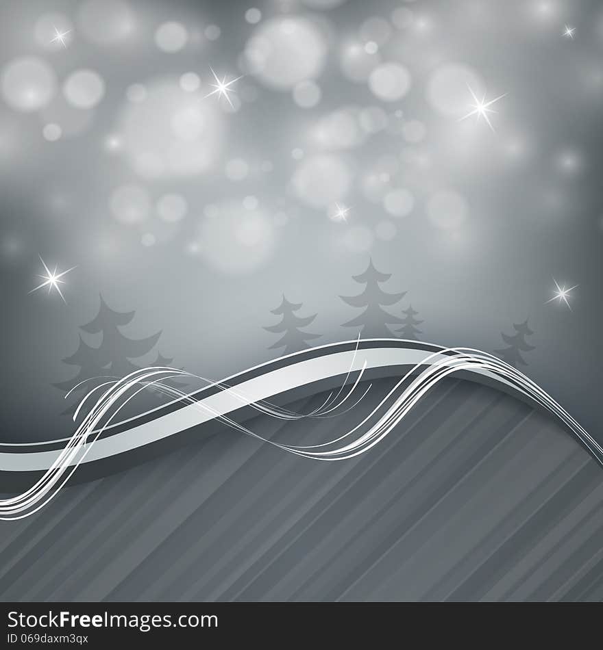 Abstract winter vector background. Eps10 design