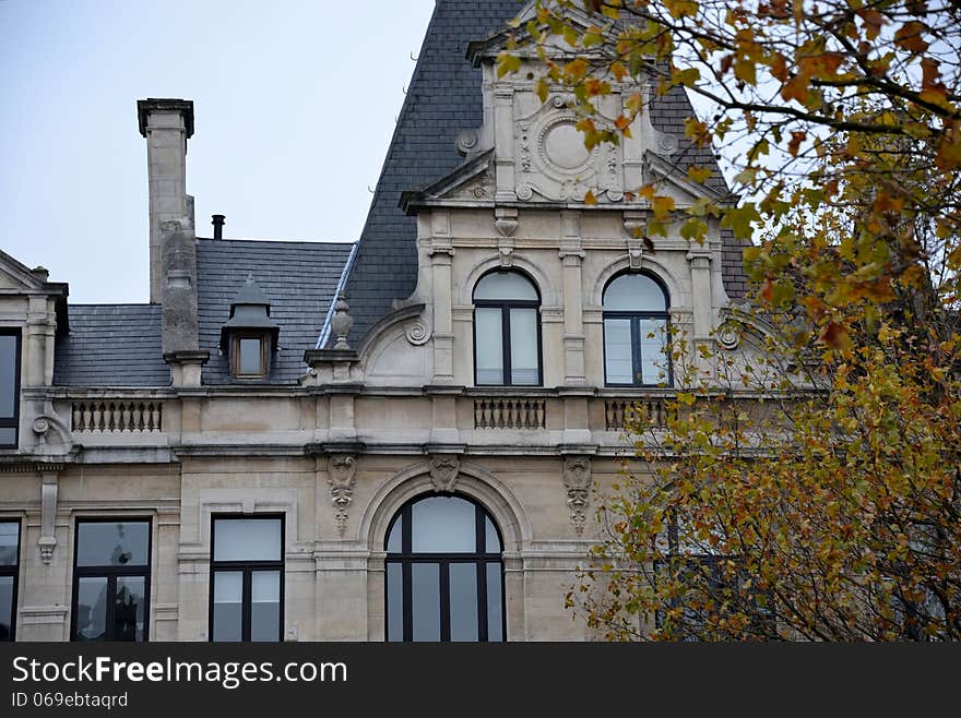 An old building in Antwerp, Belgium. An old building in Antwerp, Belgium.