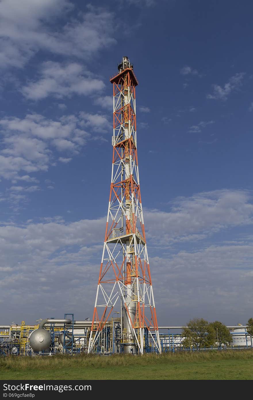 Chimney from Oil Refinery