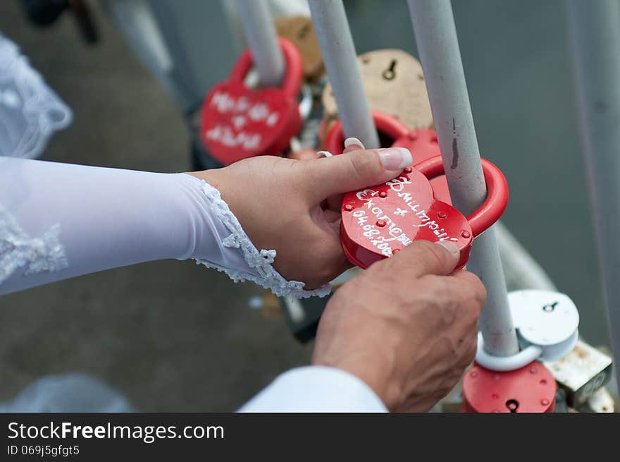 Padlock wedding