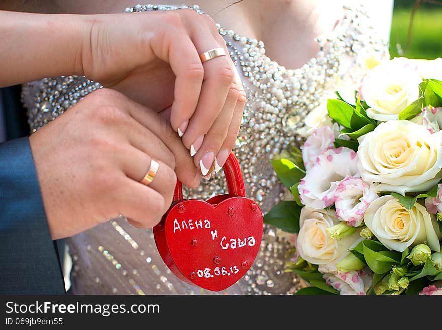 Padlock wedding