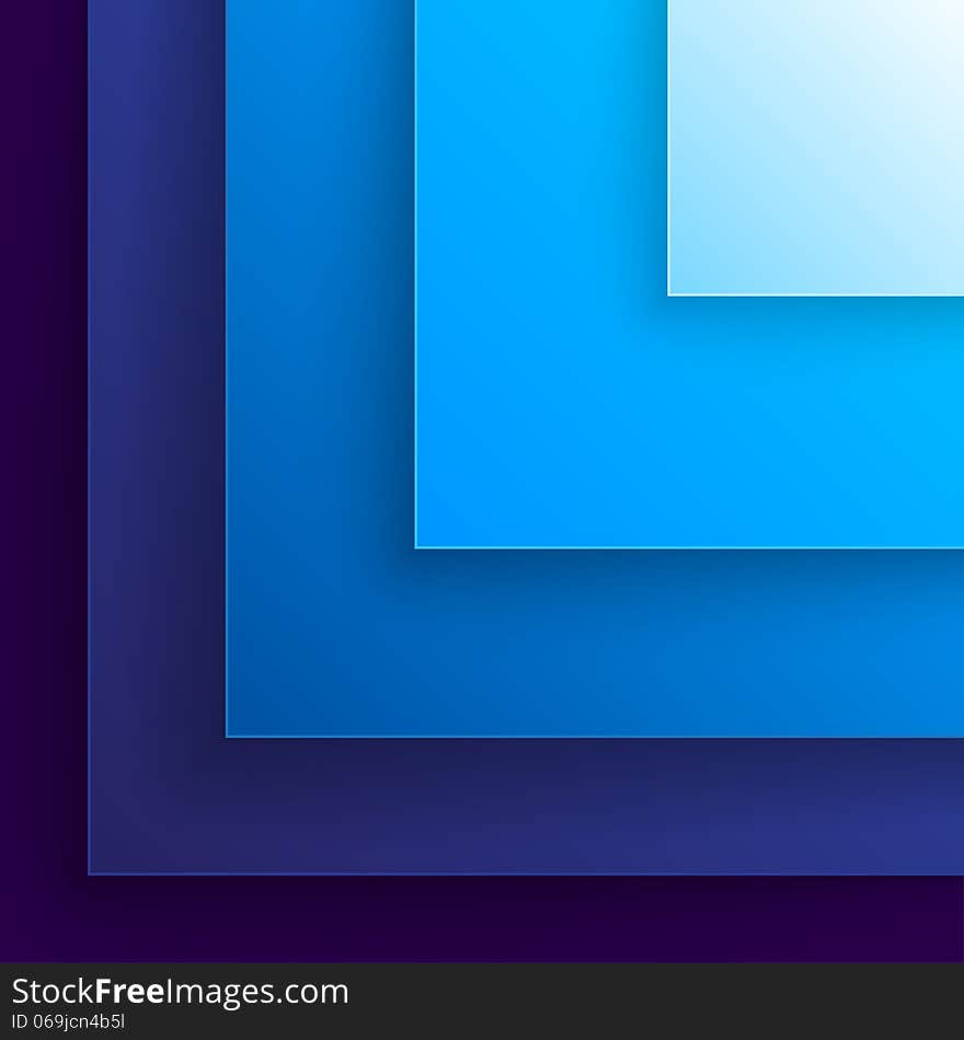 Abstract blue triangle shapes background