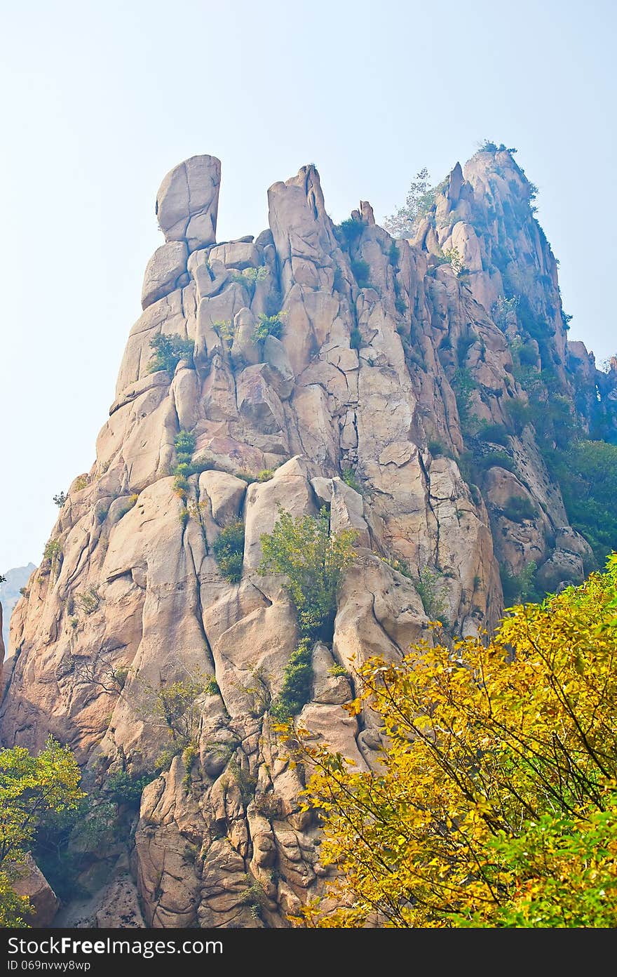 The photo taken in China's Hebei province qinhuangdao city,ancestral mountain scenic area,the gallery valley.The time is October 4, 2013. The photo taken in China's Hebei province qinhuangdao city,ancestral mountain scenic area,the gallery valley.The time is October 4, 2013.