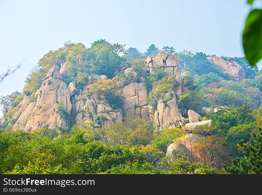 The photo taken in China's Hebei province qinhuangdao city,ancestral mountain scenic area,the gallery valley.The time is October 4, 2013. The photo taken in China's Hebei province qinhuangdao city,ancestral mountain scenic area,the gallery valley.The time is October 4, 2013.