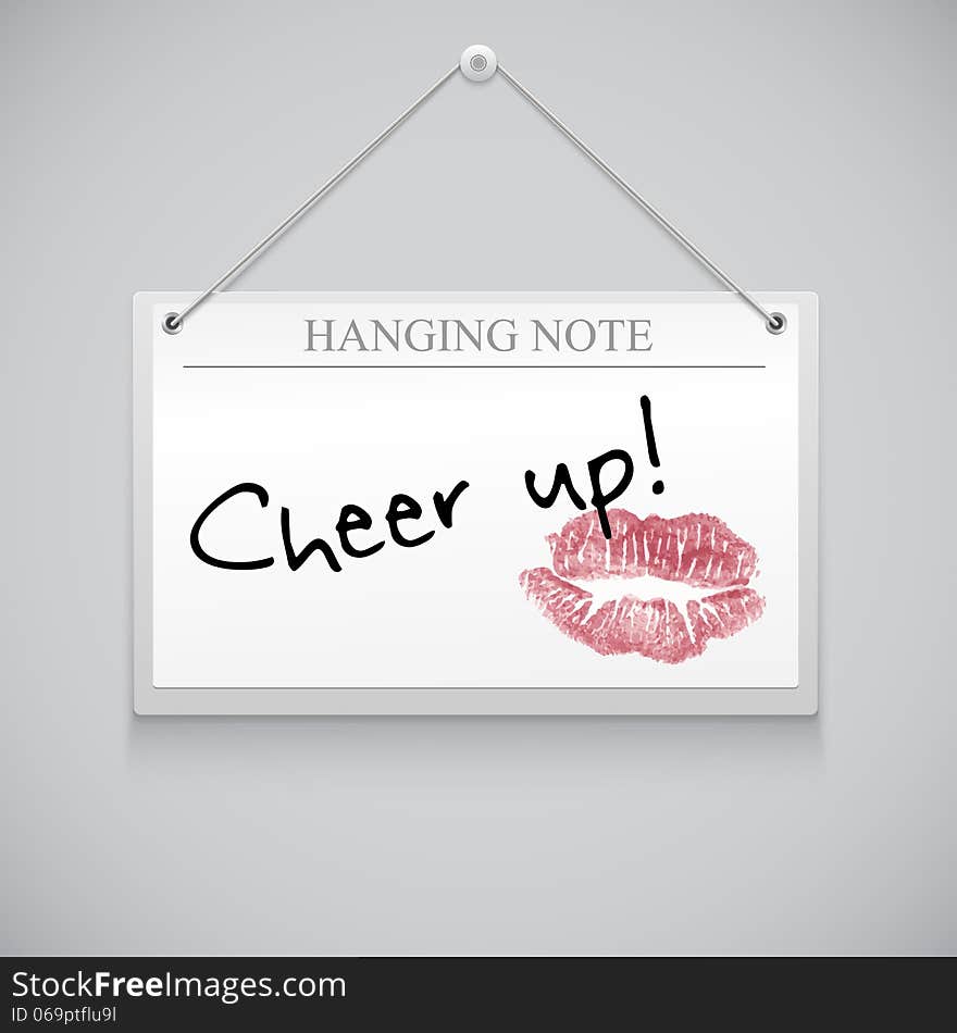 Hanging note board