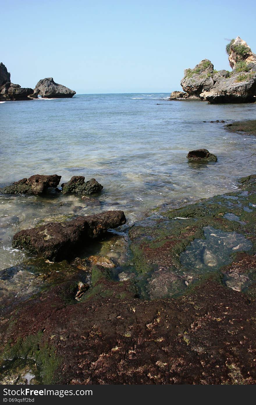 Ngrenehan beautiful beach