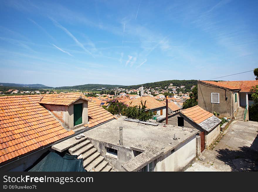 Beautiful landscape of Mediterranean in Croatia. Beautiful landscape of Mediterranean in Croatia